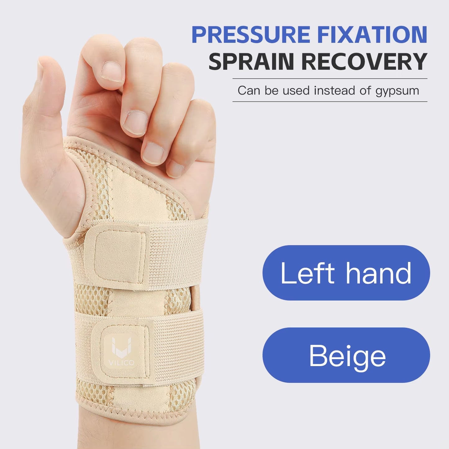 1/2 Finger Joint Pain Tendon Sheath Adjustable Dual Strap Wrist Guard with Thin Design Thumb Strain Protection Strap Wrist Guard