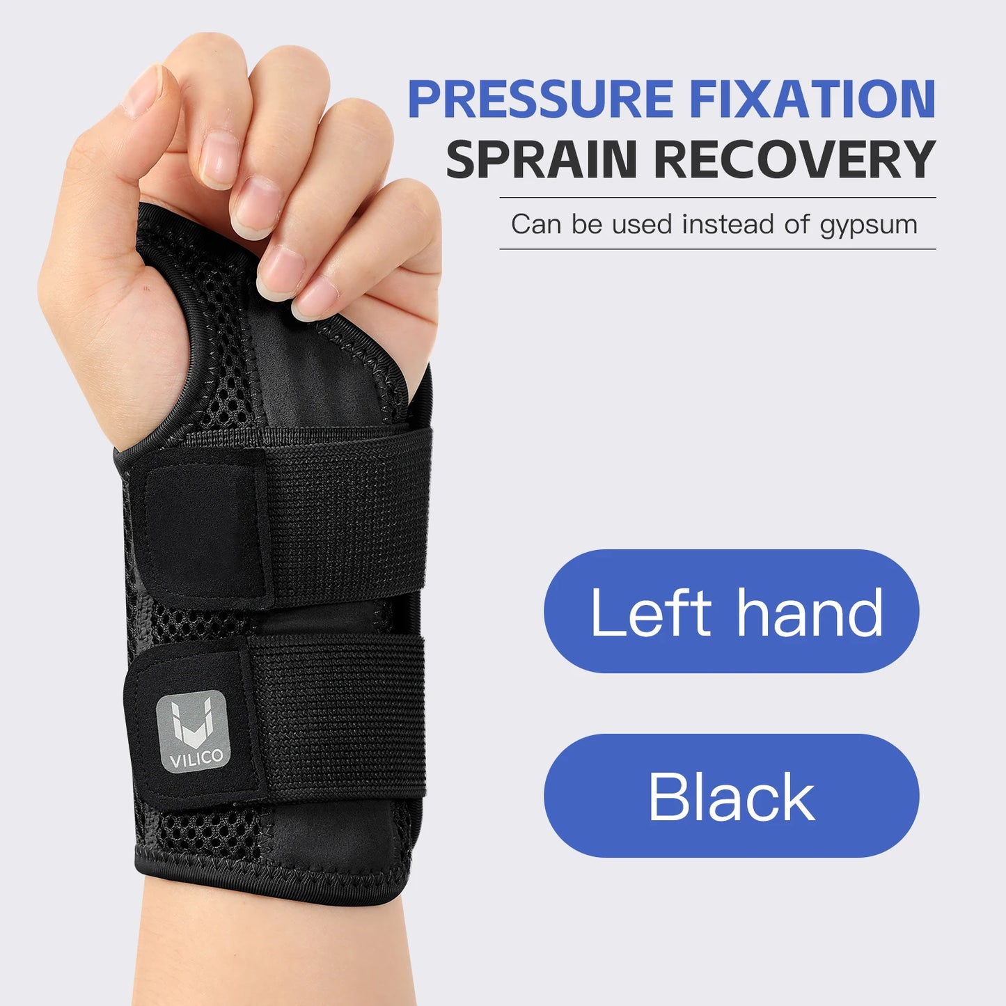 1/2 Finger Joint Pain Tendon Sheath Adjustable Dual Strap Wrist Guard with Thin Design Thumb Strain Protection Strap Wrist Guard