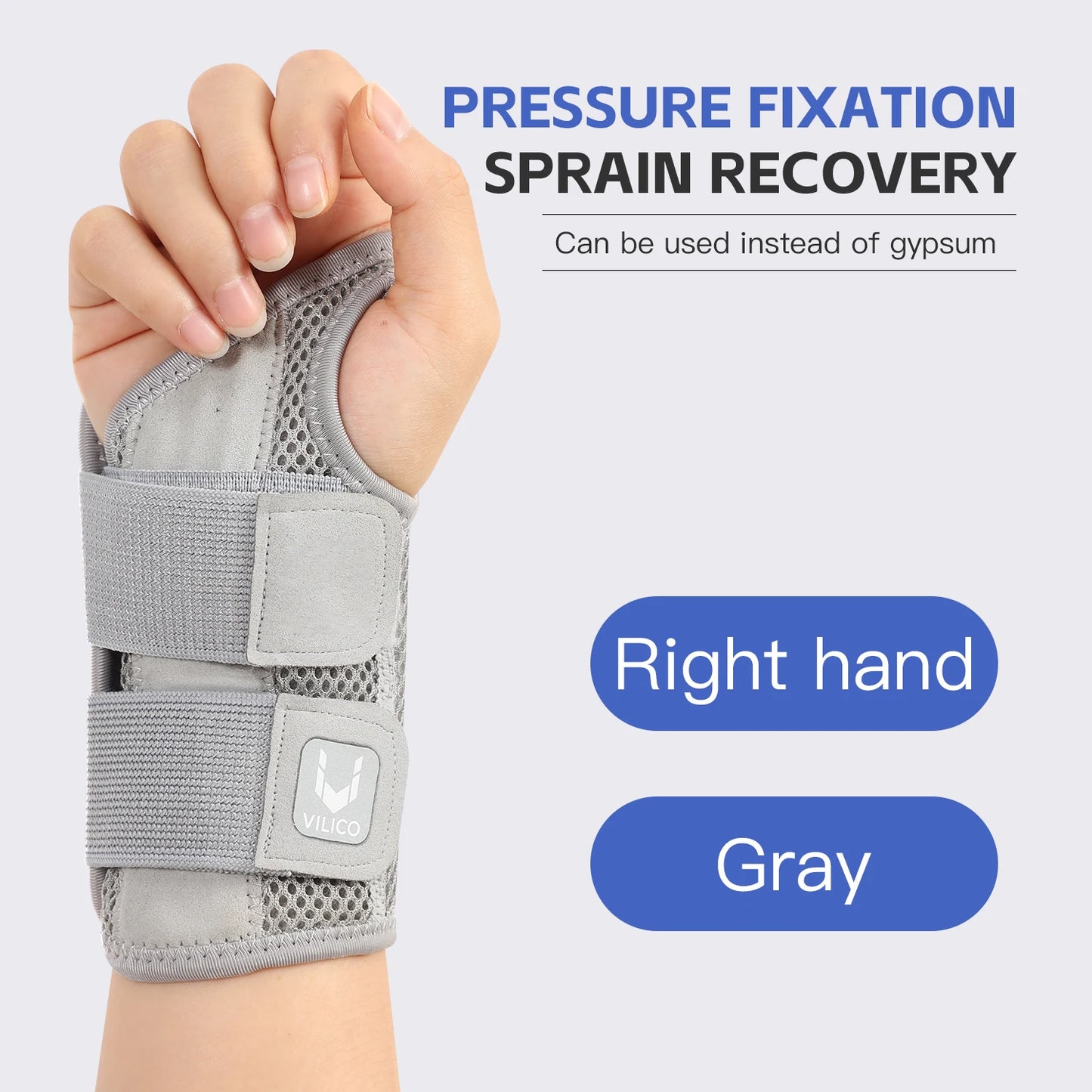 1/2 Finger Joint Pain Tendon Sheath Adjustable Dual Strap Wrist Guard with Thin Design Thumb Strain Protection Strap Wrist Guard