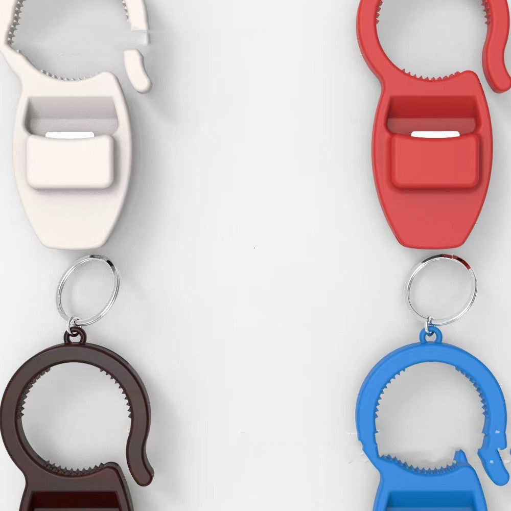 3 In 1 Multifunction Beer Can Opener Plastic Keychain Wall-mounted Beverage Bottle Opener Household Kitchen Accessories Tools
