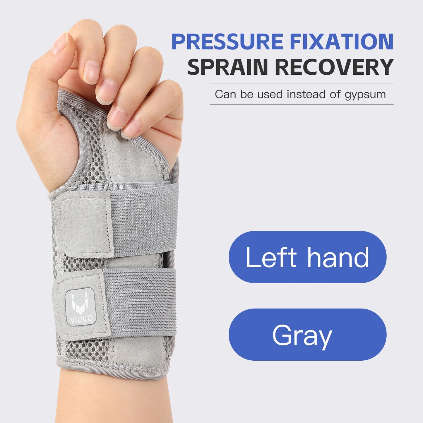 1/2 Finger Joint Pain Tendon Sheath Adjustable Dual Strap Wrist Guard with Thin Design Thumb Strain Protection Strap Wrist Guard