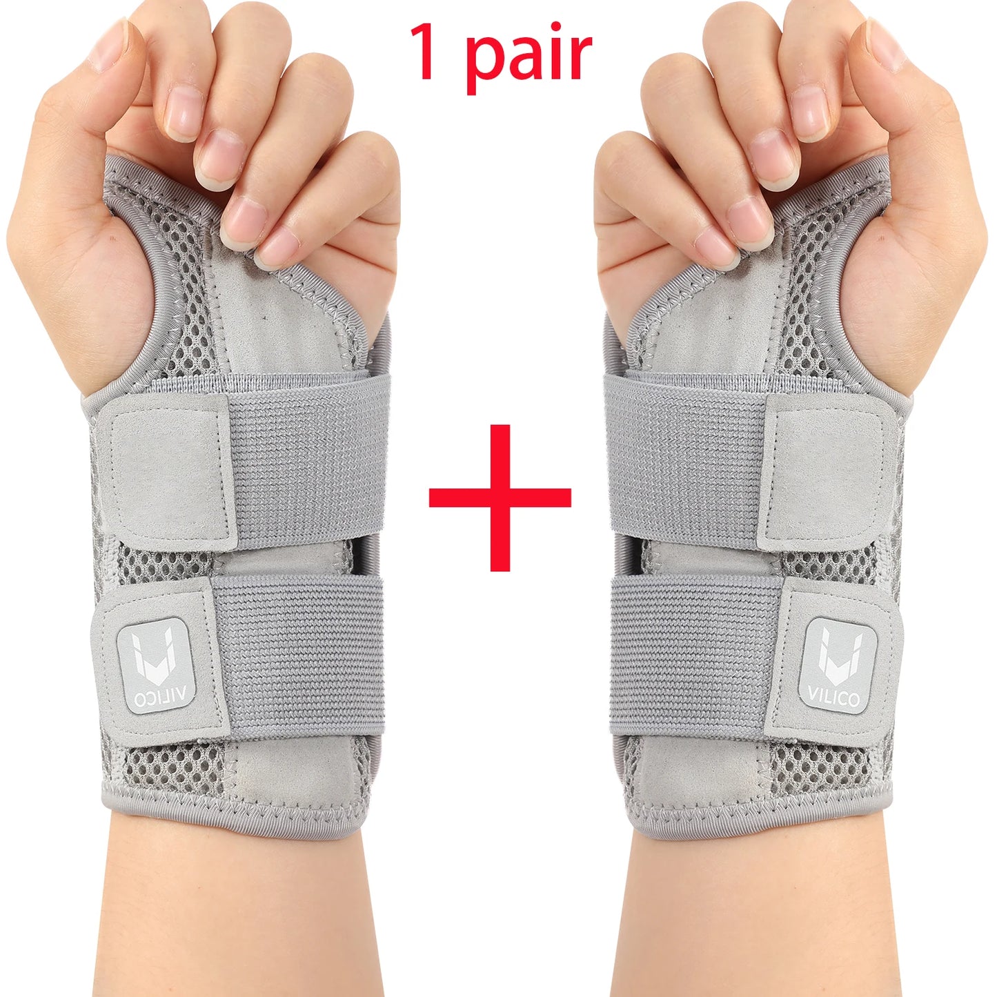 1/2 Finger Joint Pain Tendon Sheath Adjustable Dual Strap Wrist Guard with Thin Design Thumb Strain Protection Strap Wrist Guard
