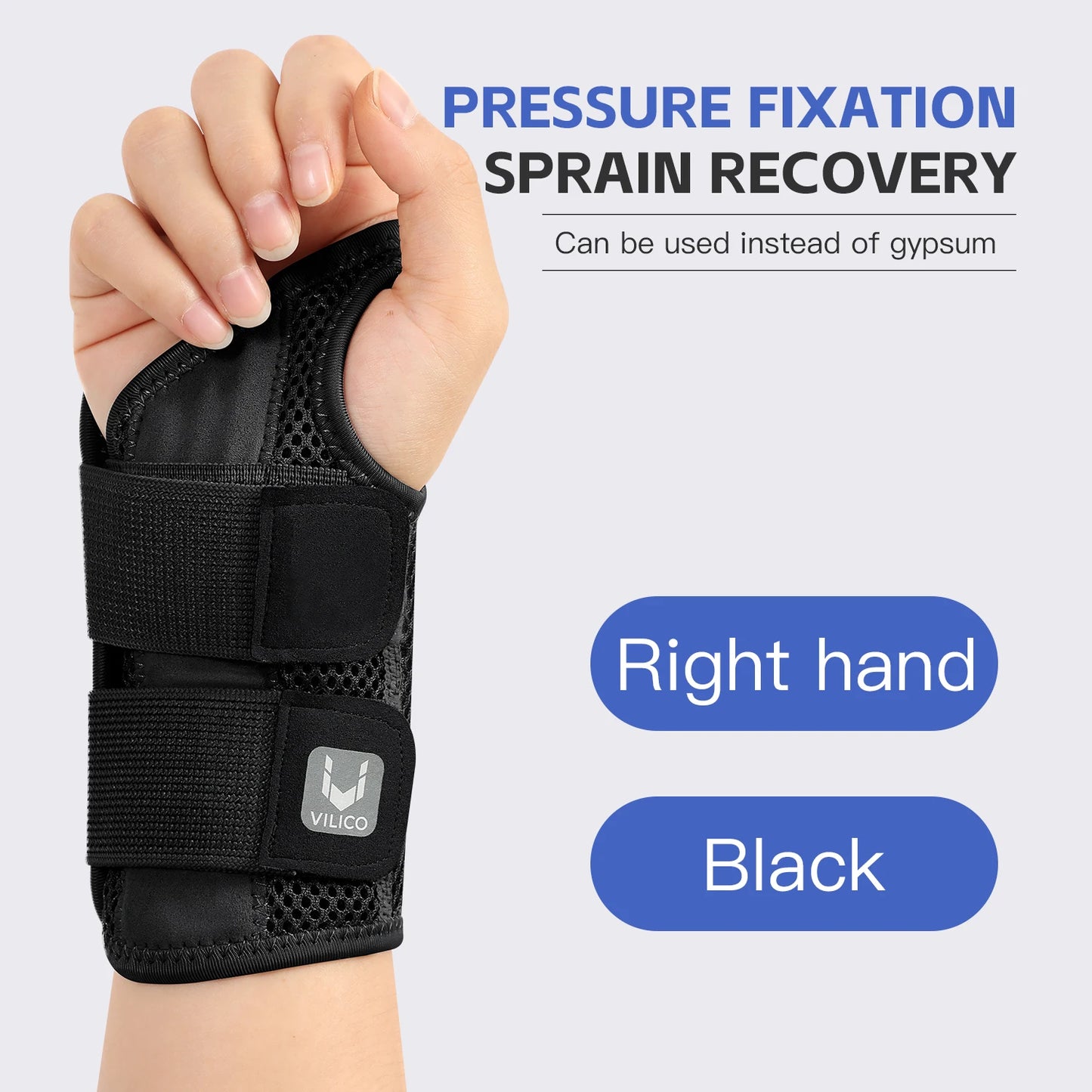 1/2 Finger Joint Pain Tendon Sheath Adjustable Dual Strap Wrist Guard with Thin Design Thumb Strain Protection Strap Wrist Guard