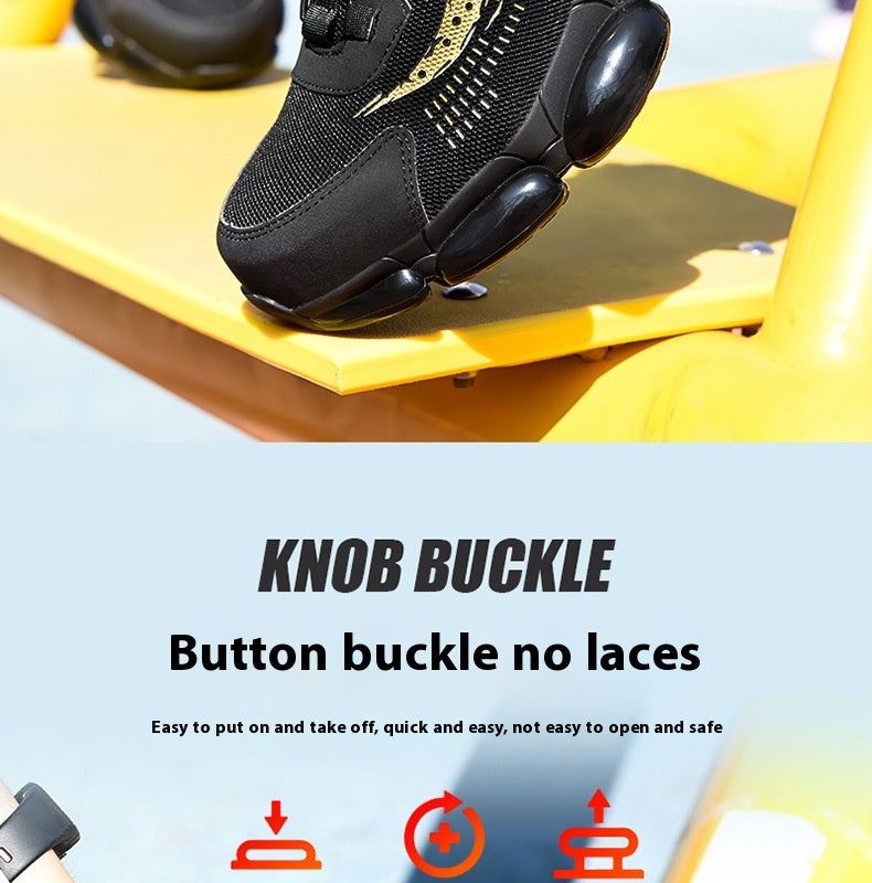 Anti Smashing and anti Piercing Wear-Resistant Labor Protection Shoes