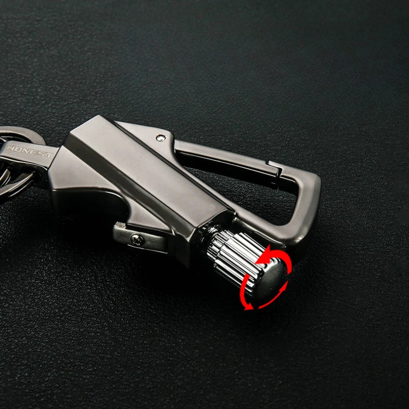 Multifunctional Keychain Kerosene Lighter Beer Bottle Opener Outdoor Portable Igniter Smoking Accessories Gadgets for Men