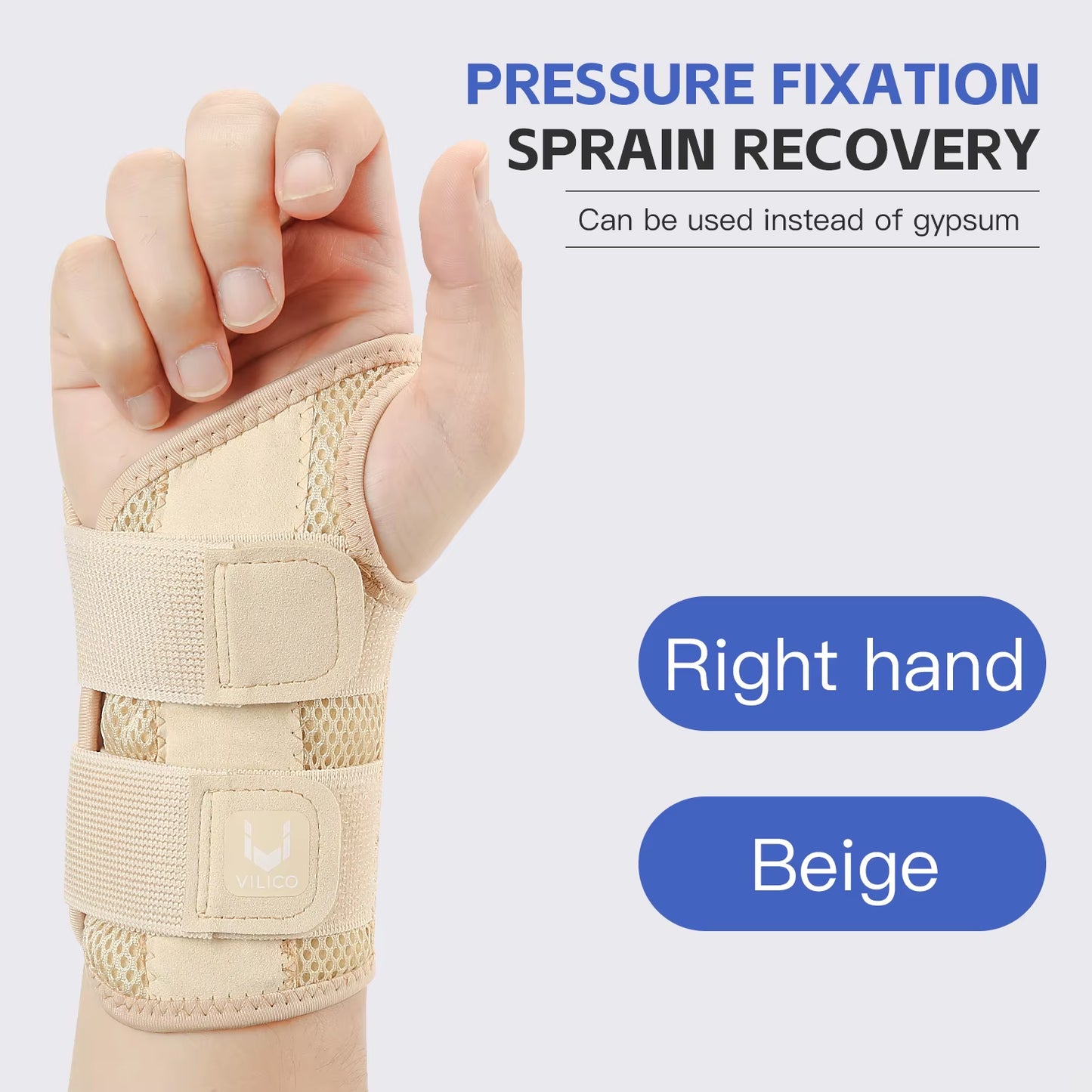 1/2 Finger Joint Pain Tendon Sheath Adjustable Dual Strap Wrist Guard with Thin Design Thumb Strain Protection Strap Wrist Guard