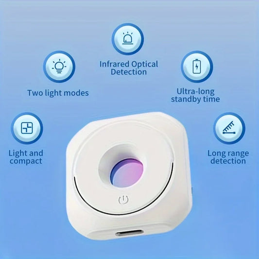 Camera Detector for Hidden Camera Portable Hidden Lens Detect Finder for Hotel Anti-Peeping Security Protection Candid Detector