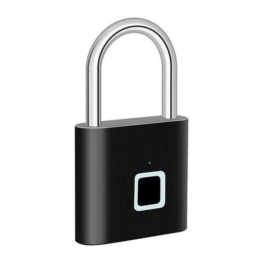 Keyless USB Charging Door Lock Fingerprint Smart Padlock Quickly Unlock Zinc Alloy Metal Self-Imaging Chip 20 Fingerprints