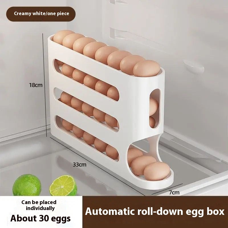 Home Rolling Slide Egg Storage Box