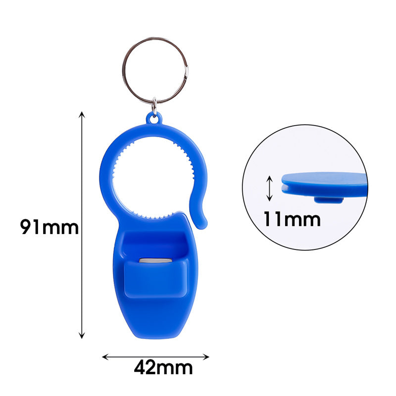 3 In 1 Multifunction Beer Can Opener Plastic Keychain Wall-mounted Beverage Bottle Opener Household Kitchen Accessories Tools